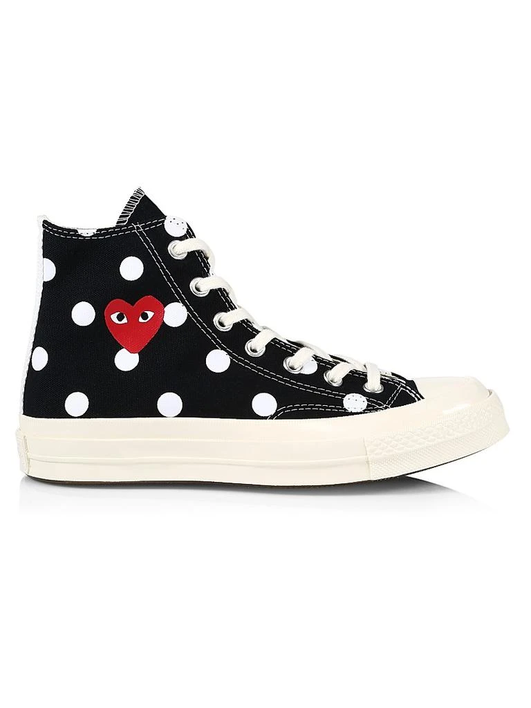 商品Comme des Garcons|CdG PLAY x Converse Men's Chuck Taylor All Star Polka Dot High-Top Sneakers,价格¥1117,第1张图片