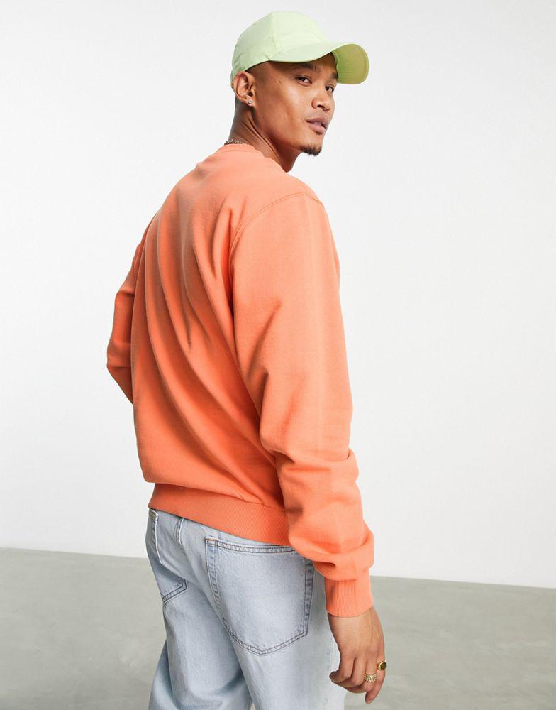 Fila tennis club sweatshirt in orange商品第2张图片规格展示