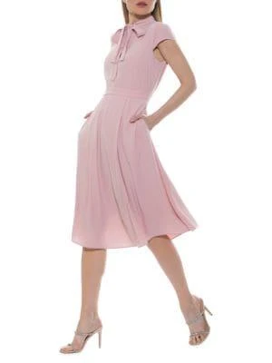 商品ALEXIA ADMOR|The Kidman Mockneck Fit and Flare Dress,价格¥680,第4张图片详细描述