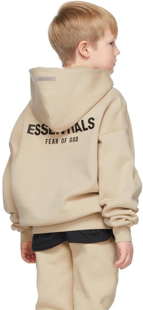商品Essentials|SSENSE Exclusive Kids Beige Pullover Hoodie,价格¥384,第6张图片详细描述