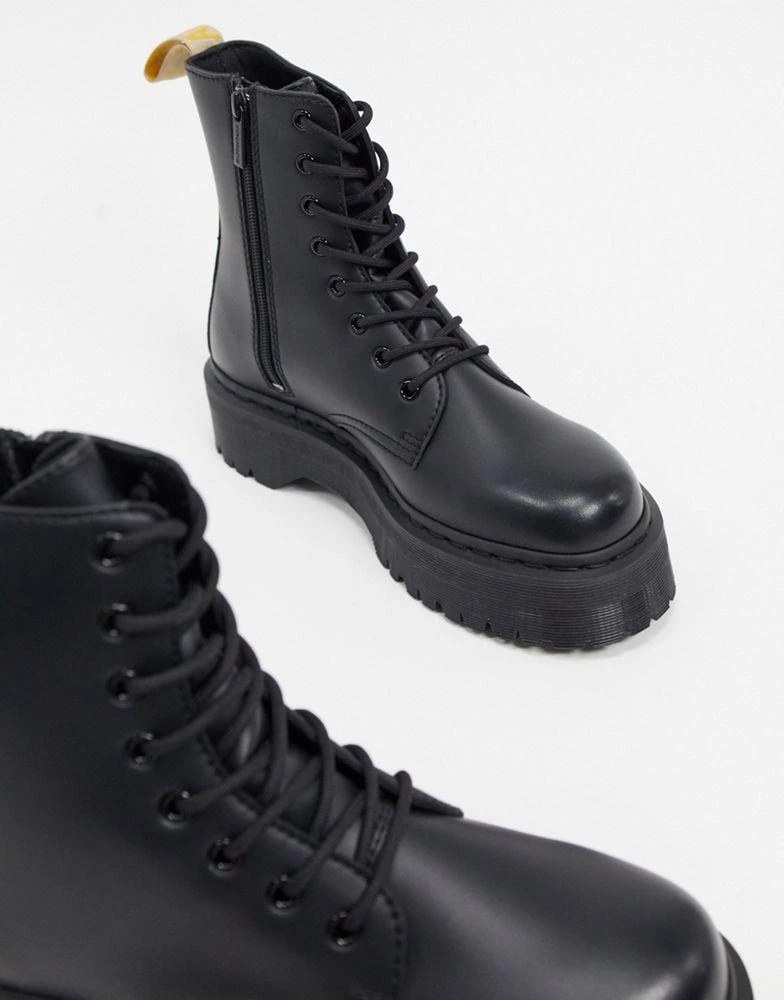 商品Dr. Martens|Dr Martens vegan jadon platform boots in black,价格¥1744,第4张图片详细描述