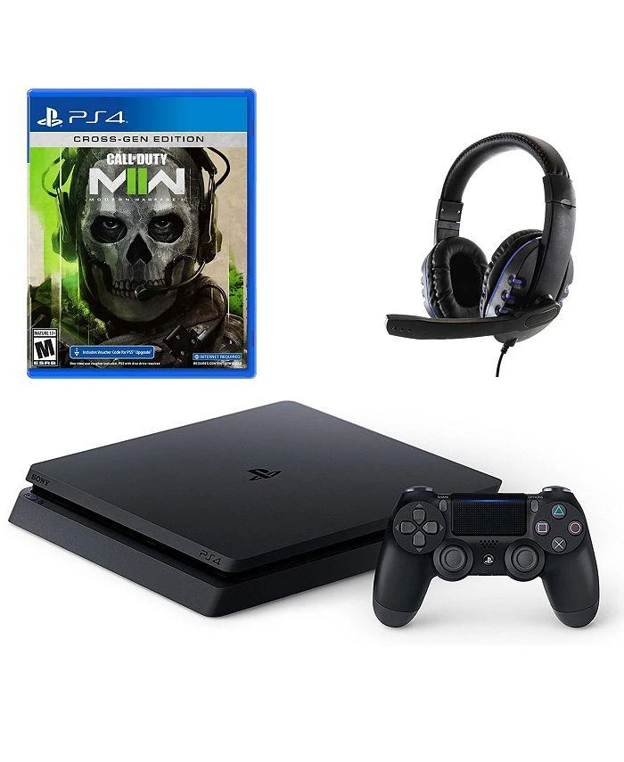 商品SONY|PlayStation 4 Slim 1TB Call of Duty: Modern Warfare II Core Bundle with Wired Headset,价格¥4561,第1张图片