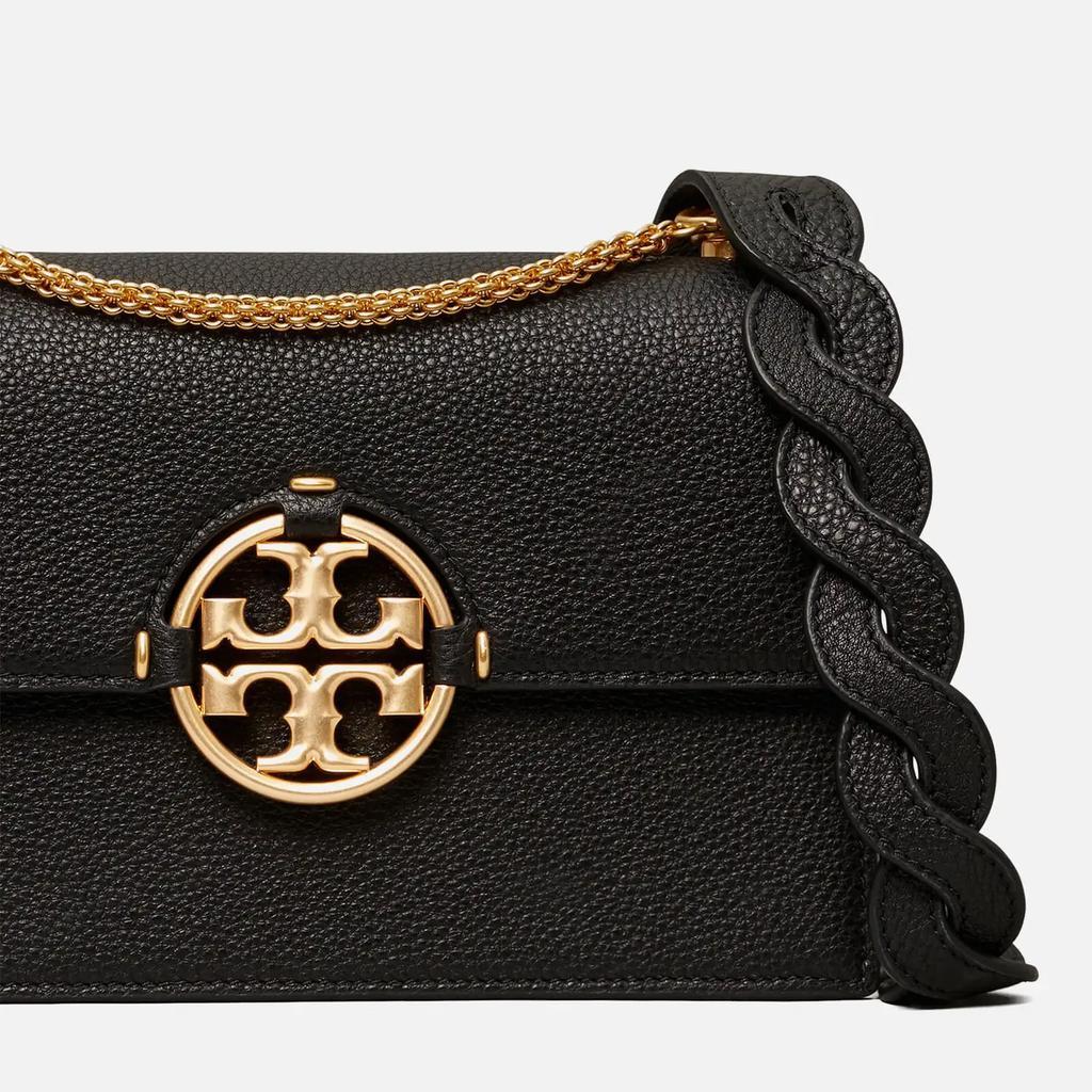 商品Tory Burch|Tory Burch Women's Miller Small Flap Shoulder Bag - Black,价格¥4162,第5张图片详细描述