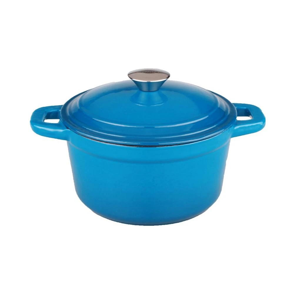 商品BergHOFF|Neo Blue 7 Qt. Cast Iron Round Casserole,价格¥1977,第1张图片