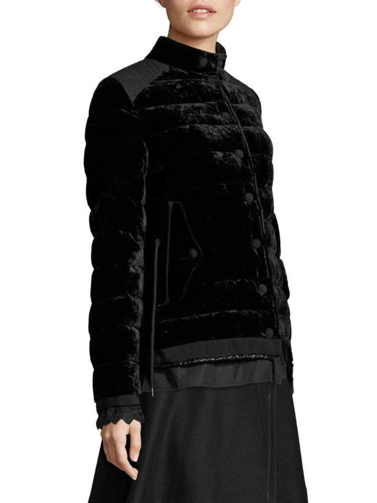 商品Moncler|Beatrice Quilted Velvet Jacket,价格¥14088,第3张图片详细描述