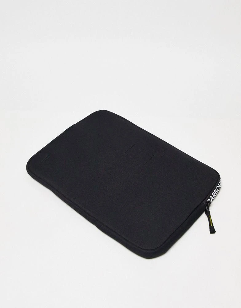 商品Barbour|Barbour International logo laptop case in black,价格¥293,第3张图片详细描述