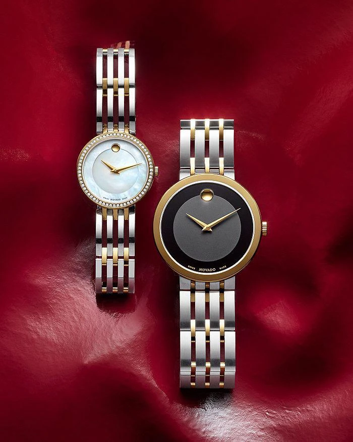 商品Movado|Esperanza Two Tone Watch, 39mm,价格¥6193,第3张图片详细描述