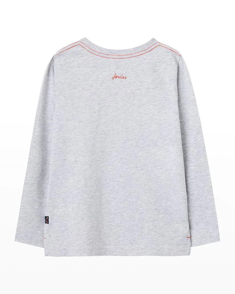 商品Joules|Boy's Finlay Dinosaur Graphic Long Sleeve T-Shirt, Size 2-6,价格¥54,第2张图片详细描述