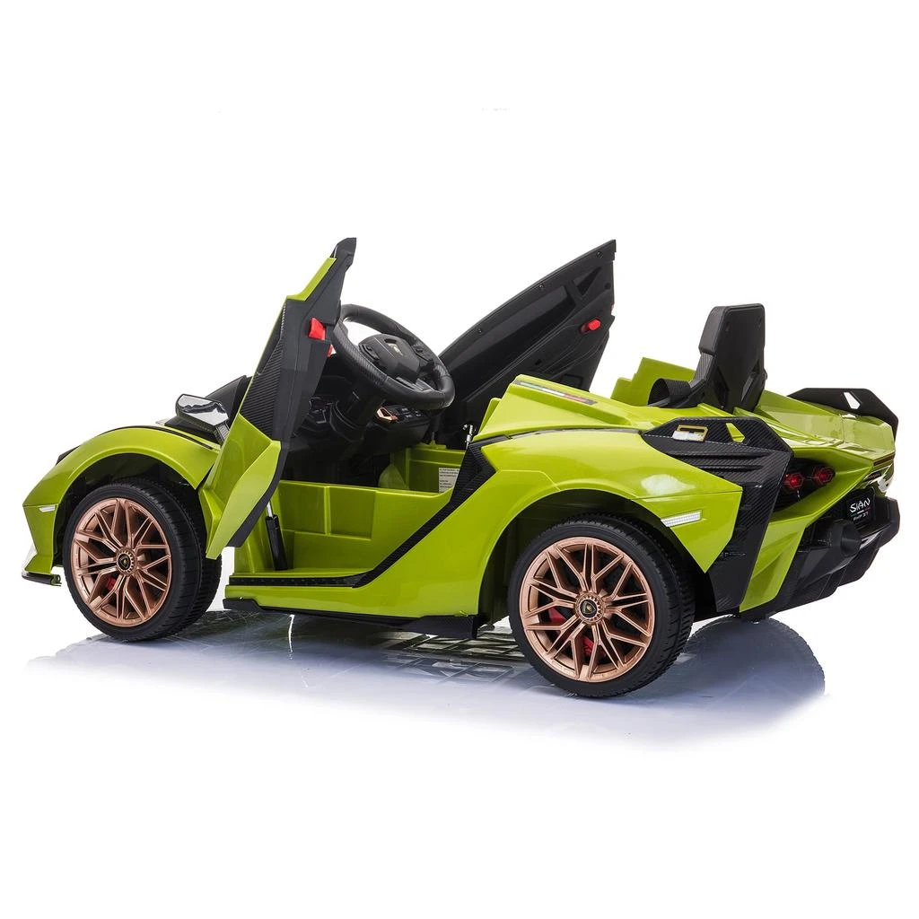 商品Streamdale Furniture|Streamdale 12V Electric Powered Kids Ride on Car Toy - green,价格¥3229,第5张图片详细描述