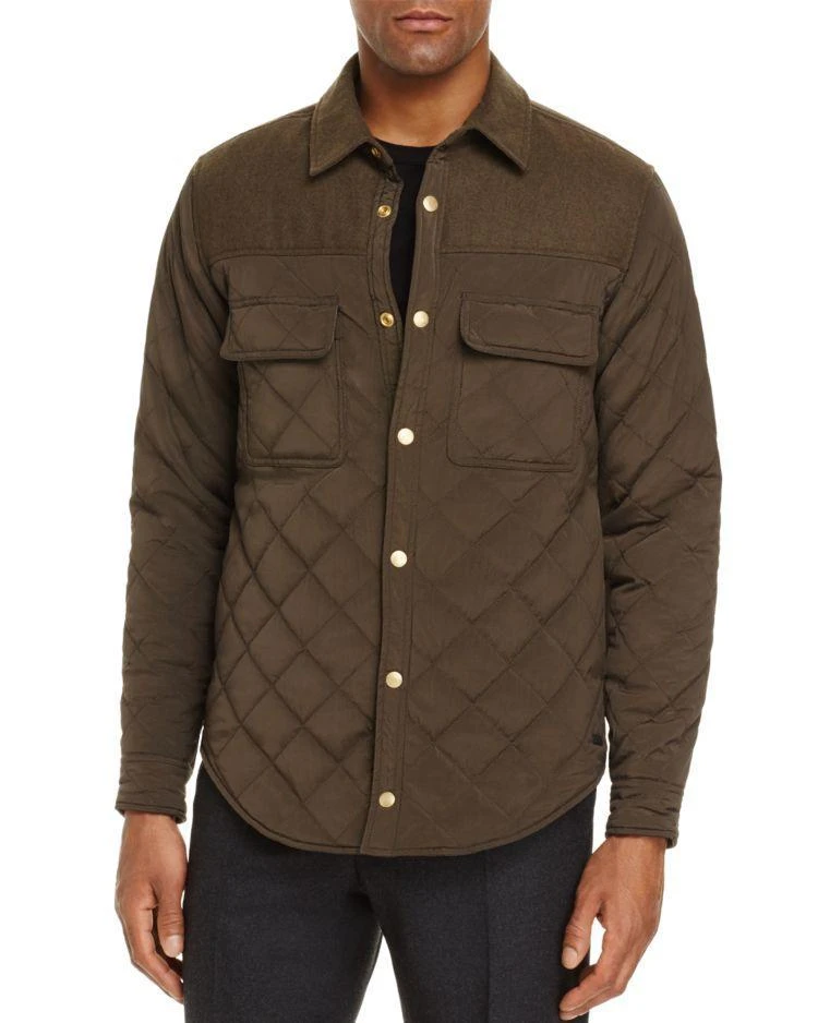 商品Scotch & Soda|Scotch & Soda Quilted Button-Down Shirt Jacket,价格¥1094,第1张图片