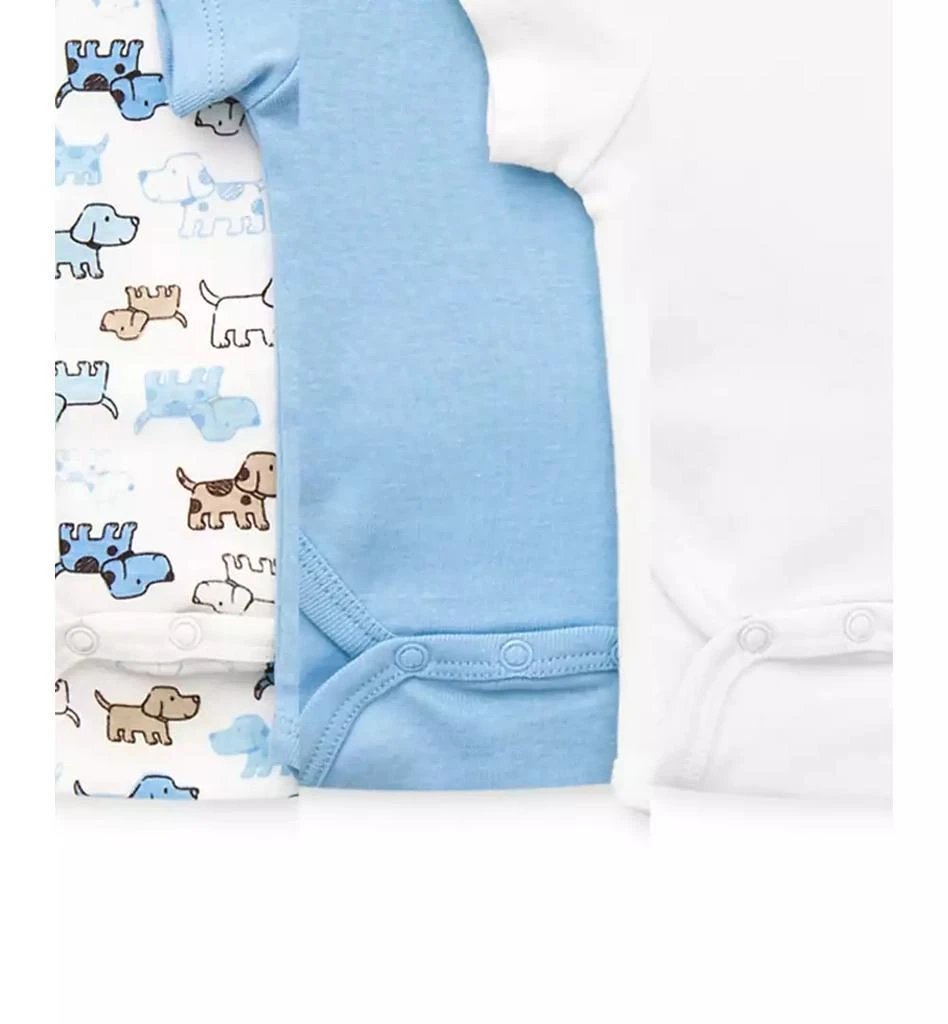 商品Little Me|Baby Boys Cute Puppies Bodysuits, Pack of 3,价格¥98,第3张图片详细描述