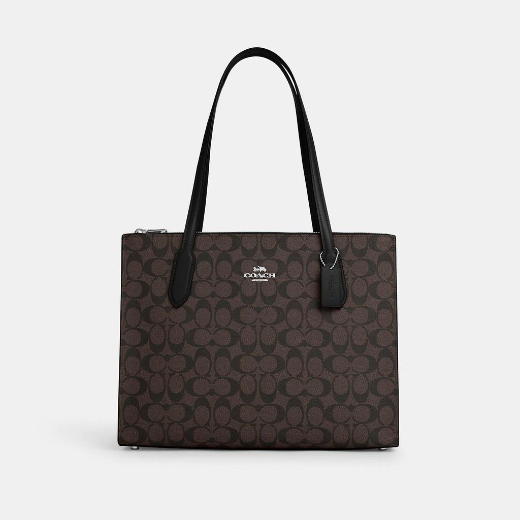 商品Coach|Coach Outlet Nina Carryall In Signature Canvas,价格¥1598,第2张图片详细描述