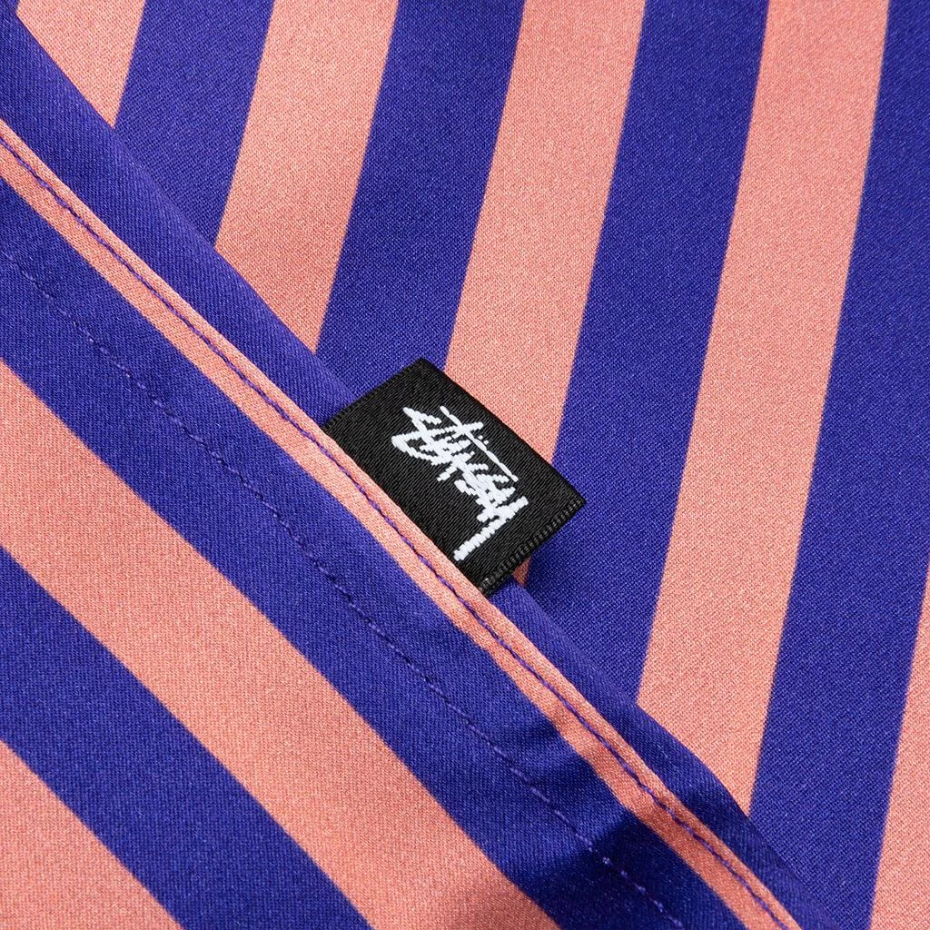 商品STUSSY|Stussy Striped Silk Shirt - Blue,价格¥1217,第5张图片详细描述