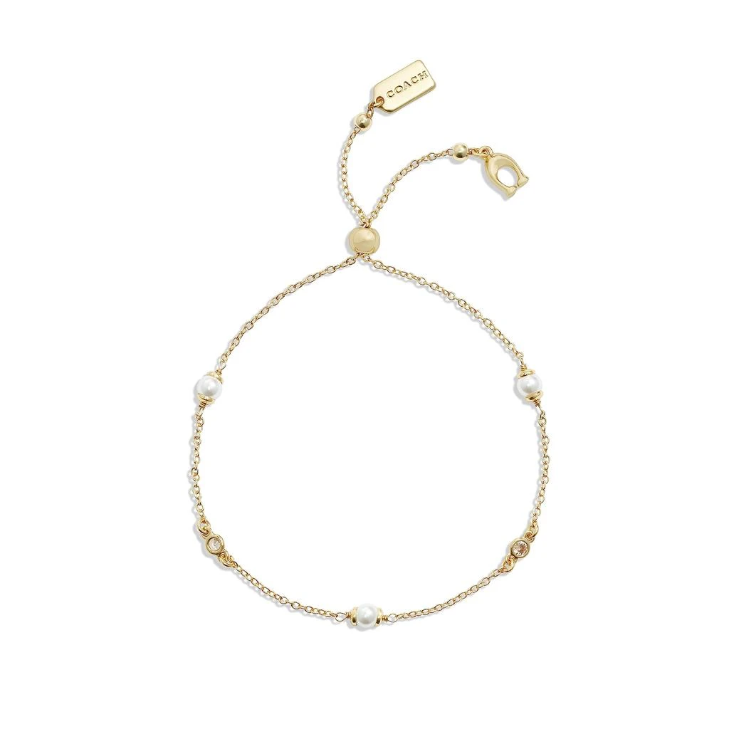商品Coach|Pearl Slider Bracelet,价格¥710,第2张图片详细描述