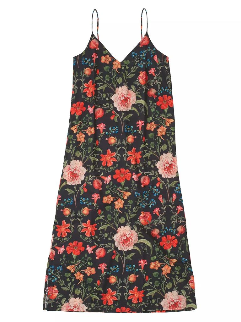 商品Desmond & Dempsey|Persephone Floral Cotton Slip Nightie,价格¥1042,第1张图片