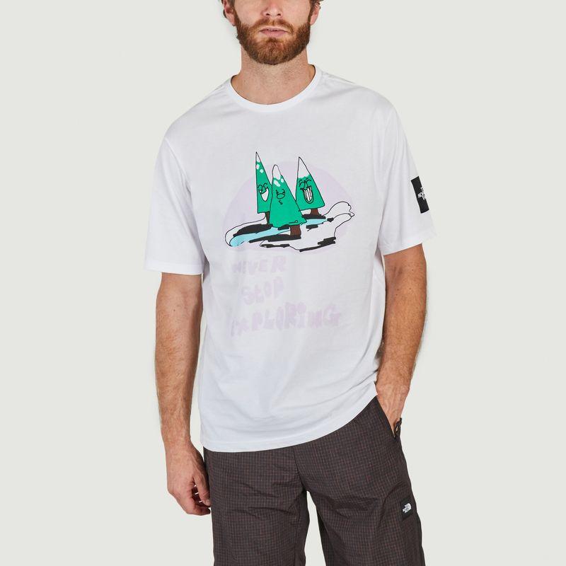 The North Face x Alfie Kungu printed T-shirt White The North Face商品第1张图片规格展示