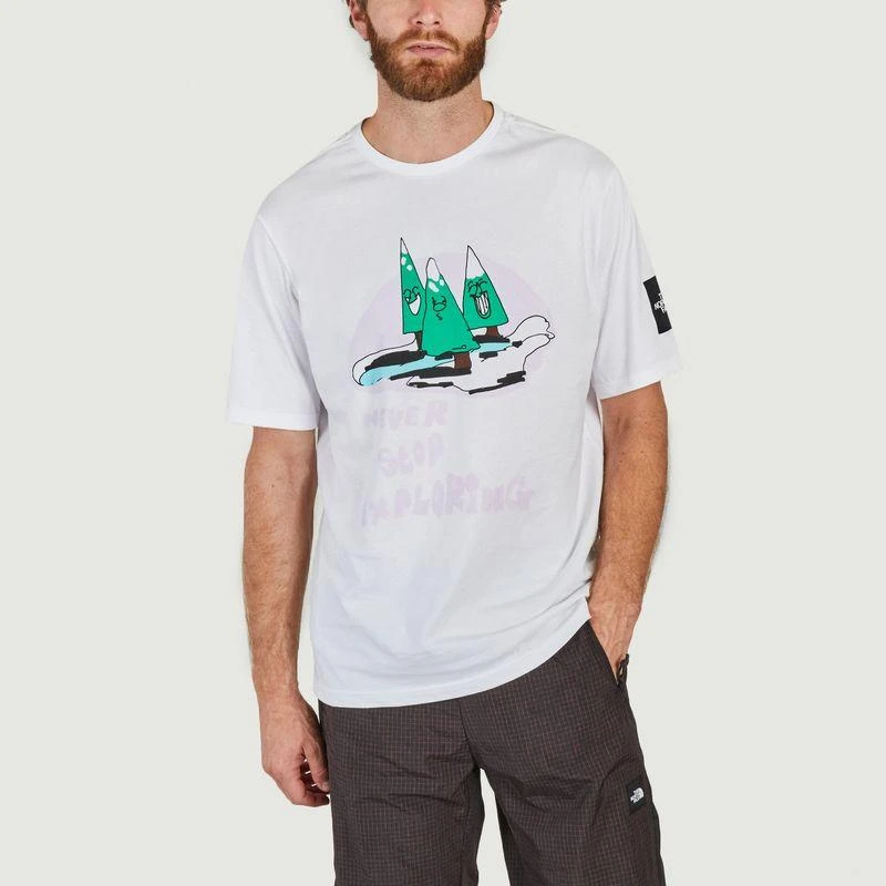 商品The North Face|The North Face x Alfie Kungu printed T-shirt White The North Face,价格¥206,第1张图片