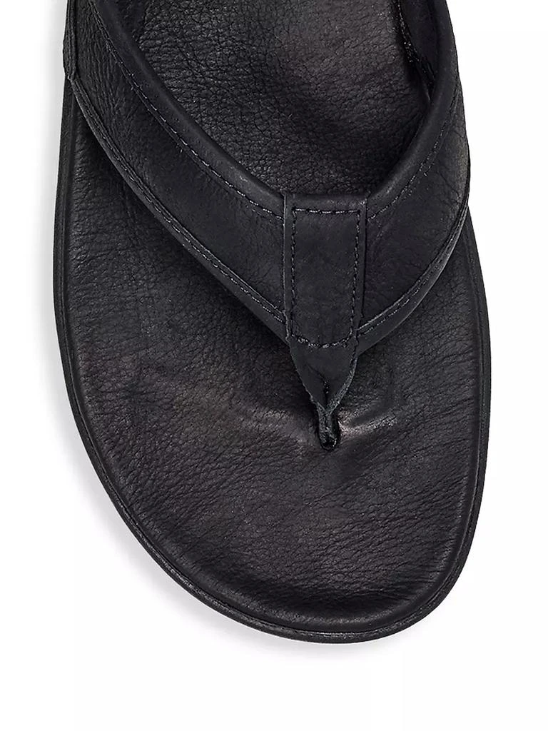 商品UGG|Seaside Flip Leather Flip Flops,价格¥624,第4张图片详细描述