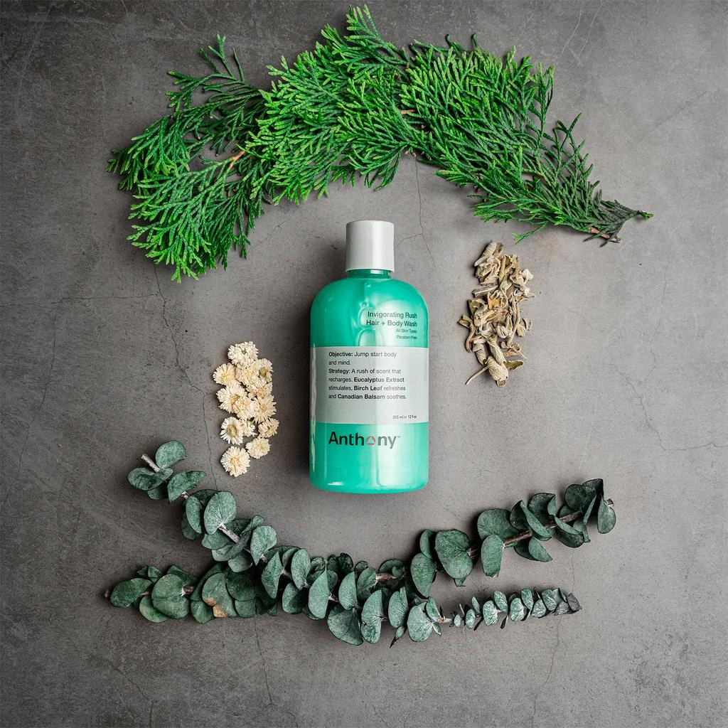 商品Anthony|Anthony Invigorating Rush Hair and Body Wash 355ml,价格¥113,第5张图片详细描述