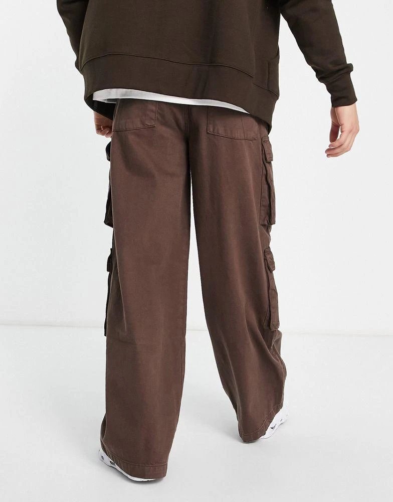 商品The Ragged Priest|The Ragged Priest explorer cargo jeans in brown,价格¥658,第2张图片详细描述