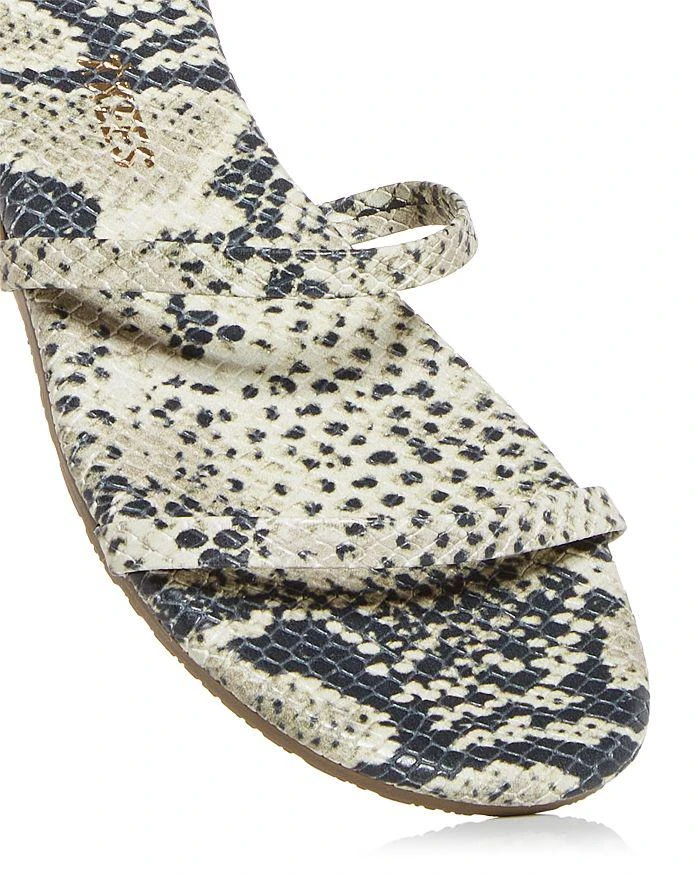 商品Tkees|Gemma Snake Embossed Slide Sandals,价格¥169,第5张图片详细描述