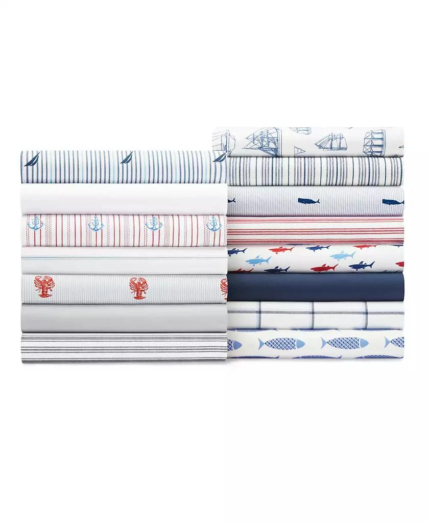 Beaux Stripe Cotton Percale 3-Piece Sheet Set 商品