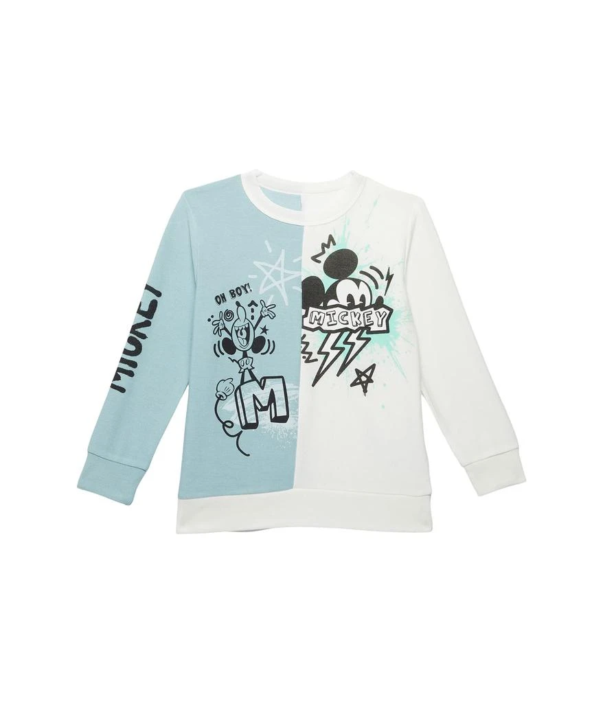 商品Chaser|Mickey Mouse Mash Up Cozy Knit Pullover (Little Kids/Big Kids),价格¥467,第1张图片