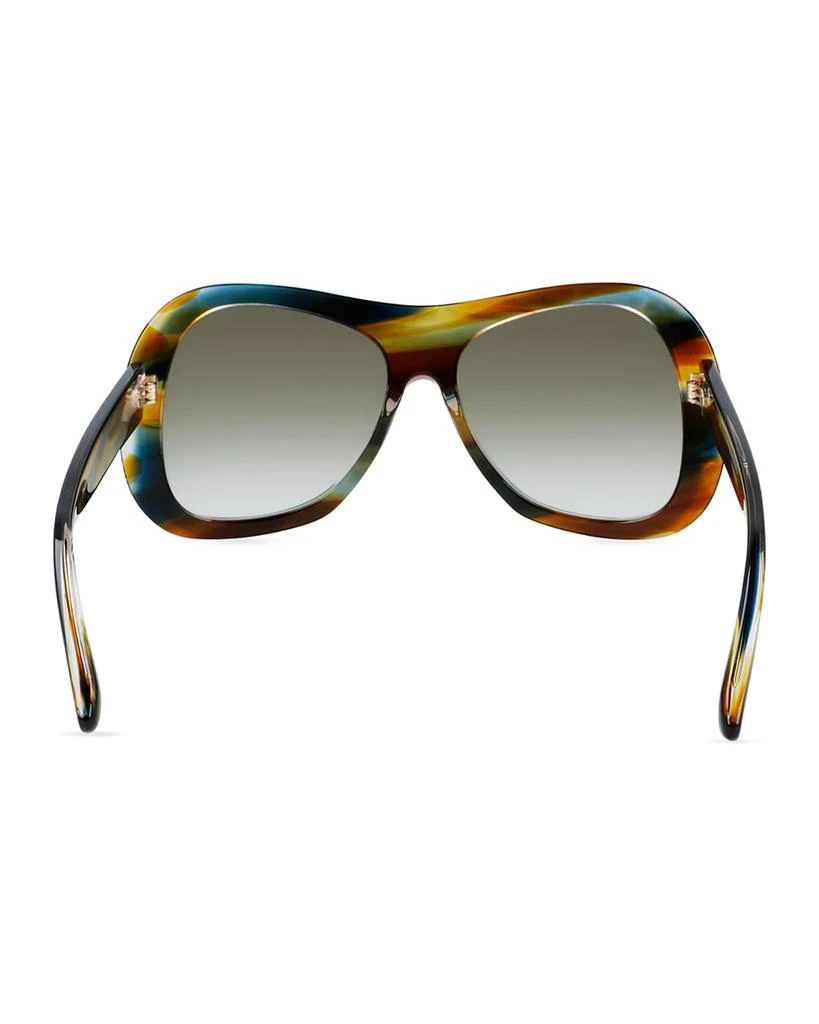 商品Victoria Beckham|Geometric Square Acetate Sunglasses,价格¥2883,第5张图片详细描述