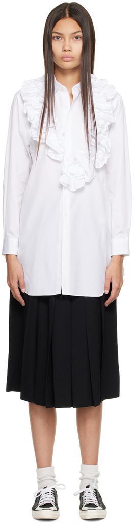 商品Comme des Garcons|白色荷叶边衬衫,价格¥5246,第1张图片