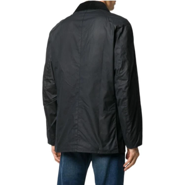 商品[国内直发] Barbour|Barbour Ashby男士四季纯棉经典格纹里涂蜡油蜡夹克,价格¥2804,第6张图片详细描述