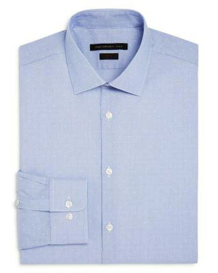 商品John Varvatos|Dobby Stripe Slim Fit Stretch Dress Shirt,价格¥329,第1张图片