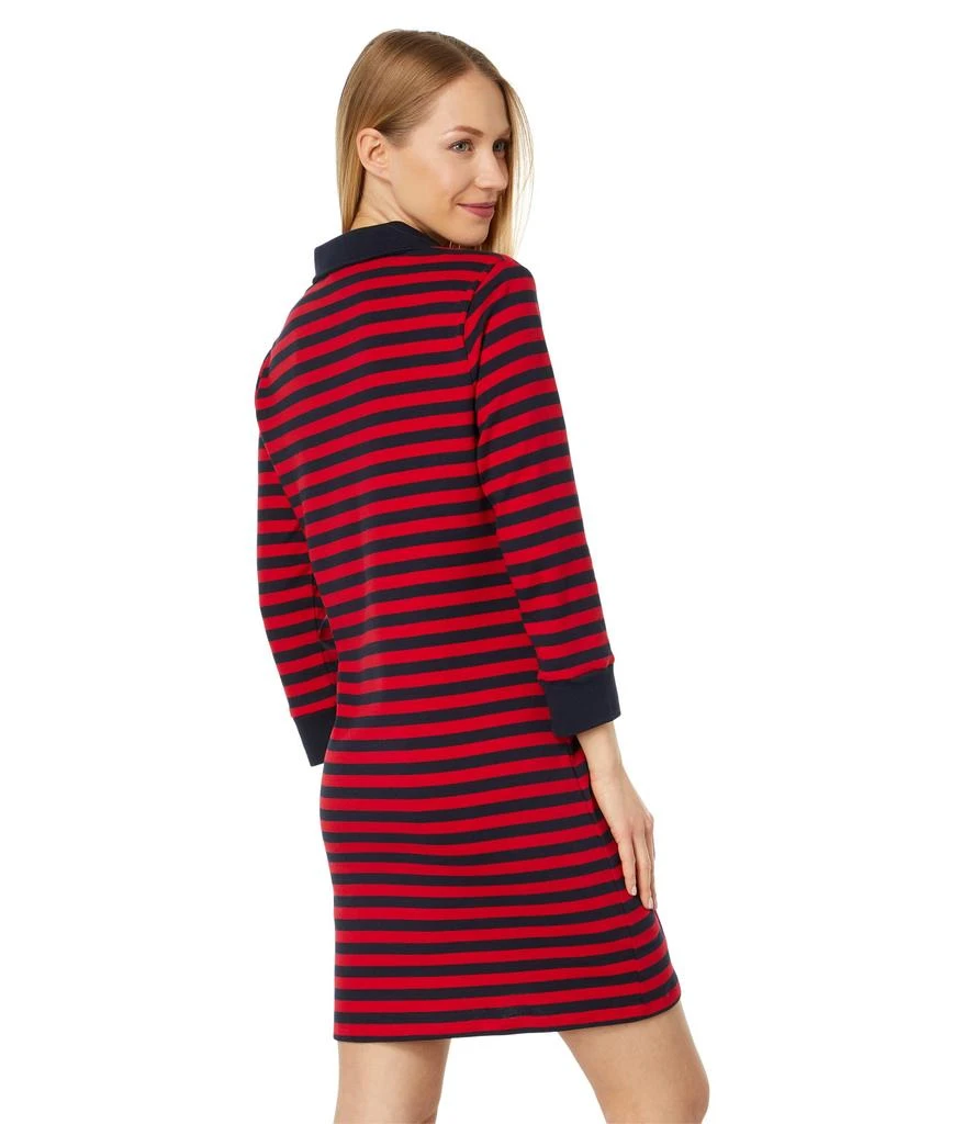 商品Tommy Hilfiger|3/4 Sleeve Stripe Johnny Collar Dress,价格¥514,第2张图片详细描述