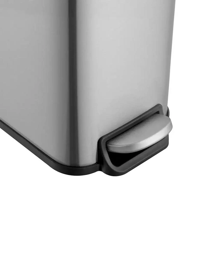 Two 1.3 Gallon Slim Step On Trash Can Set, 2 Pieces, Stainless Steel, Twin Pack 商品