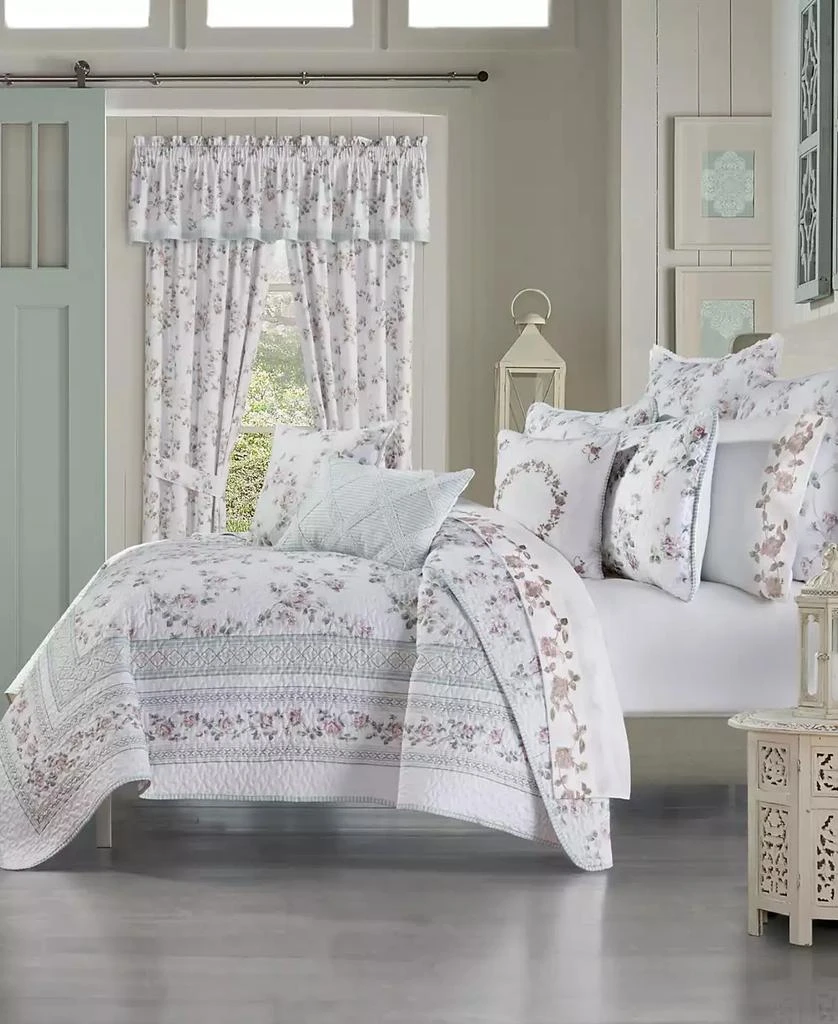 商品Royal Court|Rialto Classic Floral 3-Pc. Quilt Set,价格¥1066,第1张图片
