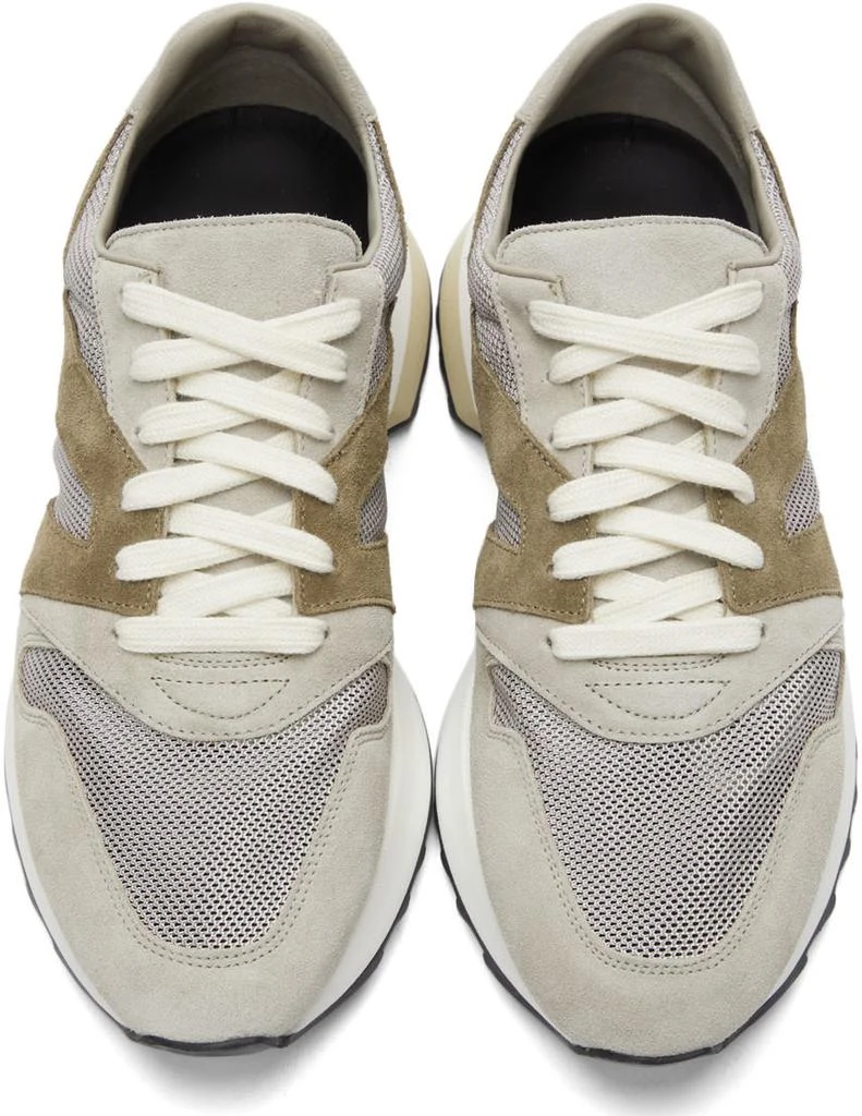 商品Fear of god|Grey & Khaki Vintage Runner Sneakers,价格¥2765,第5张图片详细描述