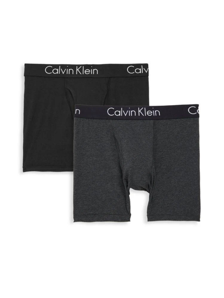 商品Calvin Klein|2-Pack Logo Boxer Briefs,价格¥150,第1张图片