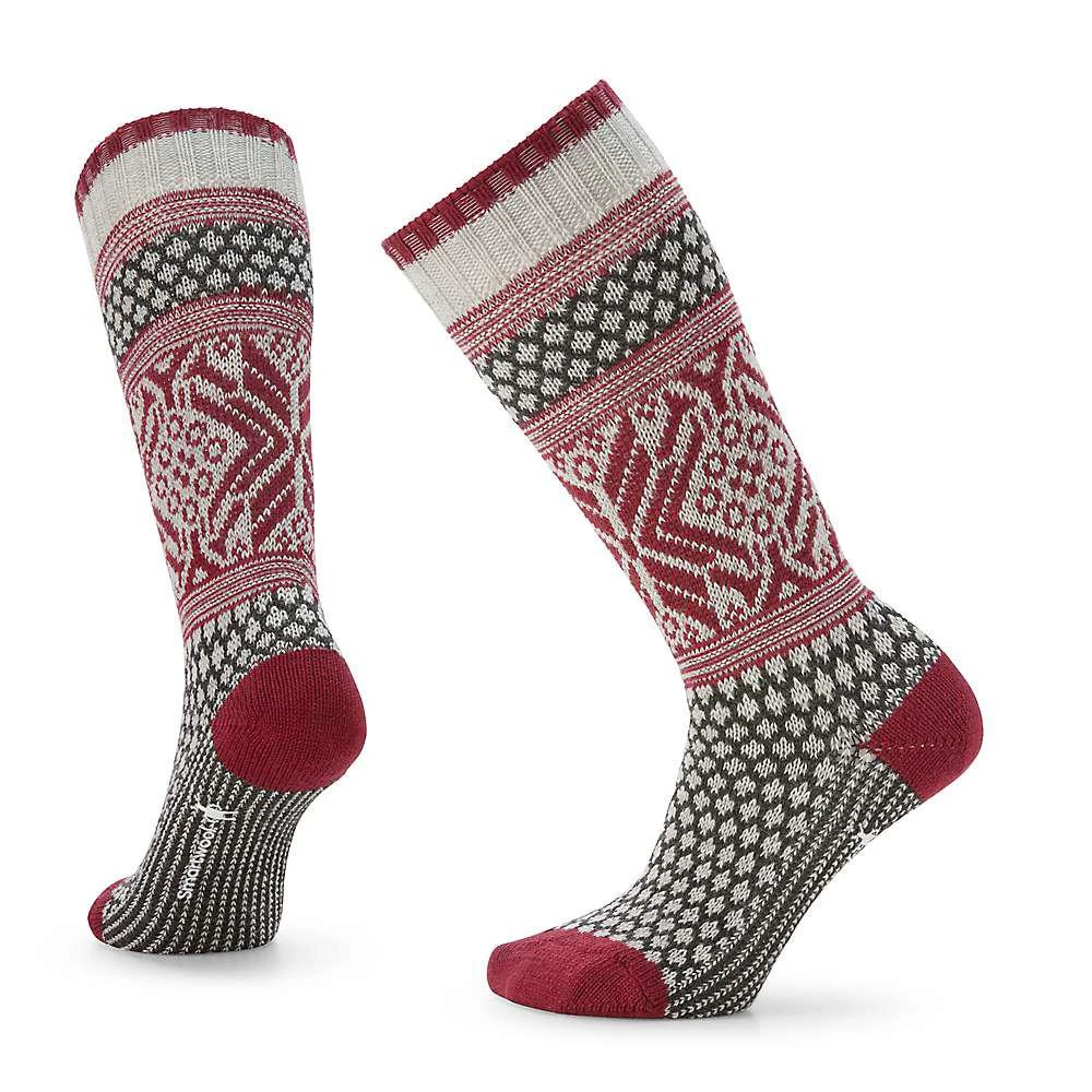 商品SmartWool|Smartwool Women's Everyday Popcorn Snowflake Pattern Crew Sock,价格¥167,第1张图片