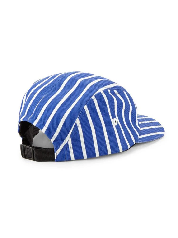 商品AMI|Stripe Cotton Baseball Cap,价格¥965,第2张图片详细描述