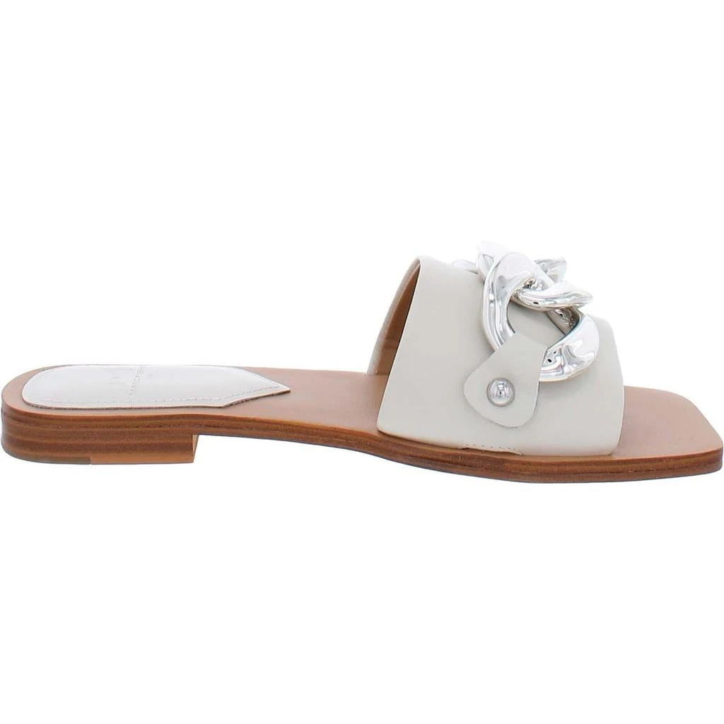 Marc Fisher Womens Rosely Leather Slip On Slide Sandals 商品