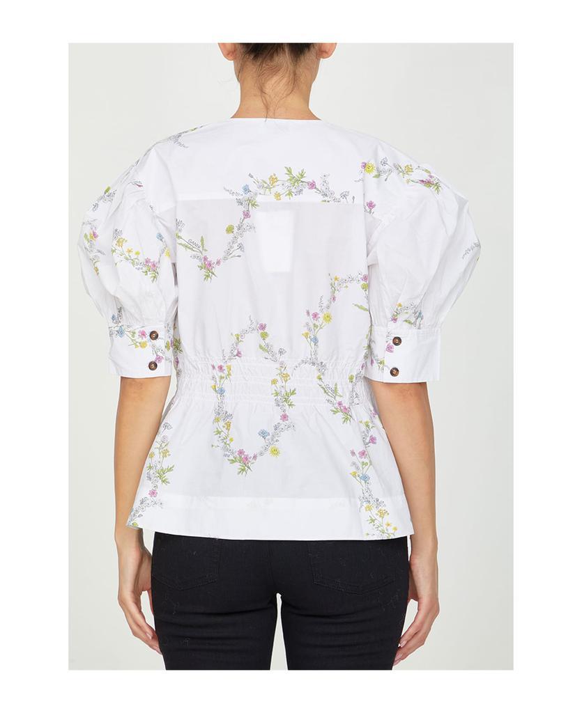 商品Ganni|Floral Cotton Shirt,价格¥1196,第6张图片详细描述