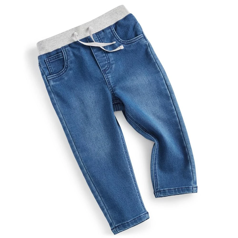 商品First Impressions|Baby Boys Authentic Wash Knit Jeans, Created for Macy's,价格¥90,第1张图片