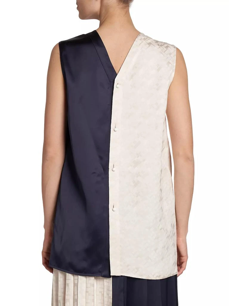 商品Marni|Colorblocked Woven Sleeveless Top,价格¥2335,第5张图片详细描述