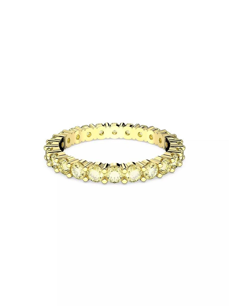 商品Swarovski|Matrix Goldtone & Crystal Eternity Band,价格¥888,第1张图片