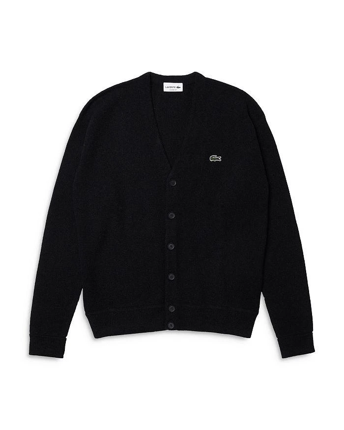 商品Lacoste|Relaxed Fit Wool Cardigan Sweater,价格¥1022,第1张图片