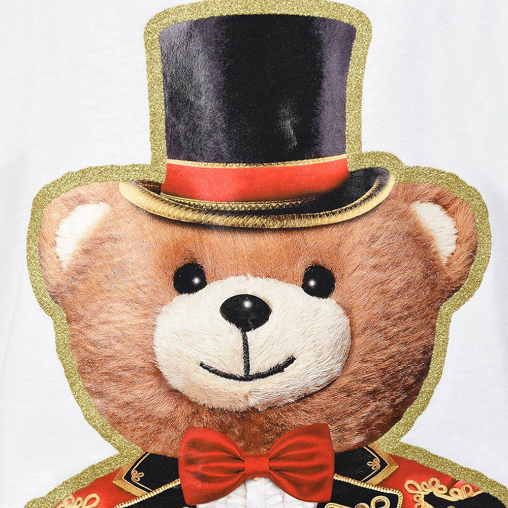 MOSCHINO 米白色女士T恤 EV0702-0540-3001 商品