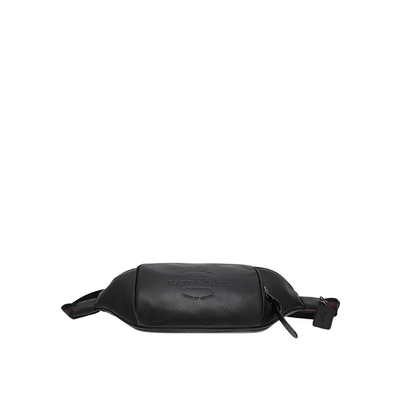 COACH 奥莱款小号男士牛皮革腰包C5393QBBK 商品