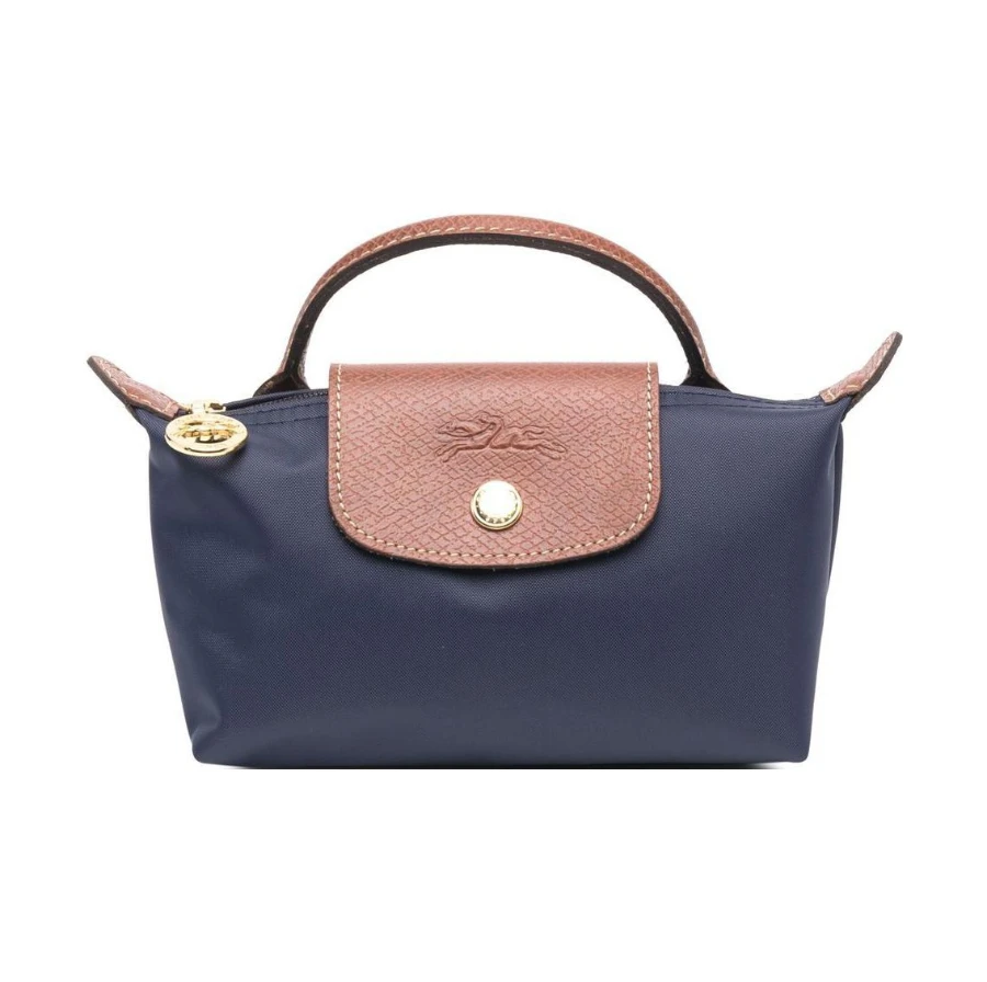 商品[国内直发] Longchamp|珑骧女包女士Le Pliage City 17图层帆布拼牛皮饰边饺子包手提包化妆包34175,价格¥737,第1张图片