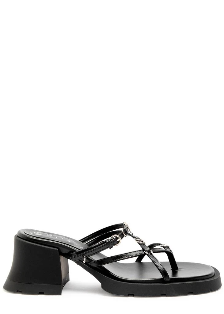 商品MIISTA|Jaslene 65 leather mules,价格¥2296,第1张图片