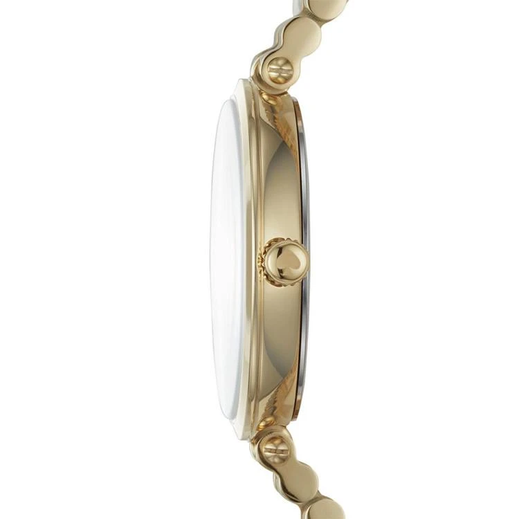 商品Kate Spade|Women's Holland Gold-Tone Stainless Steel Bracelet Watch 34mm,价格¥842,第2张图片详细描述