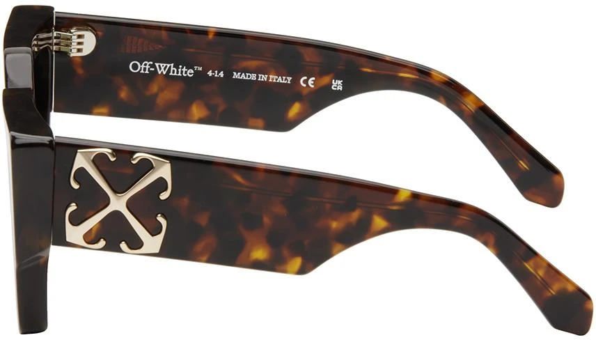 商品Off-White|Brown Catalina Sunglasses,价格¥2766,第3张图片详细描述